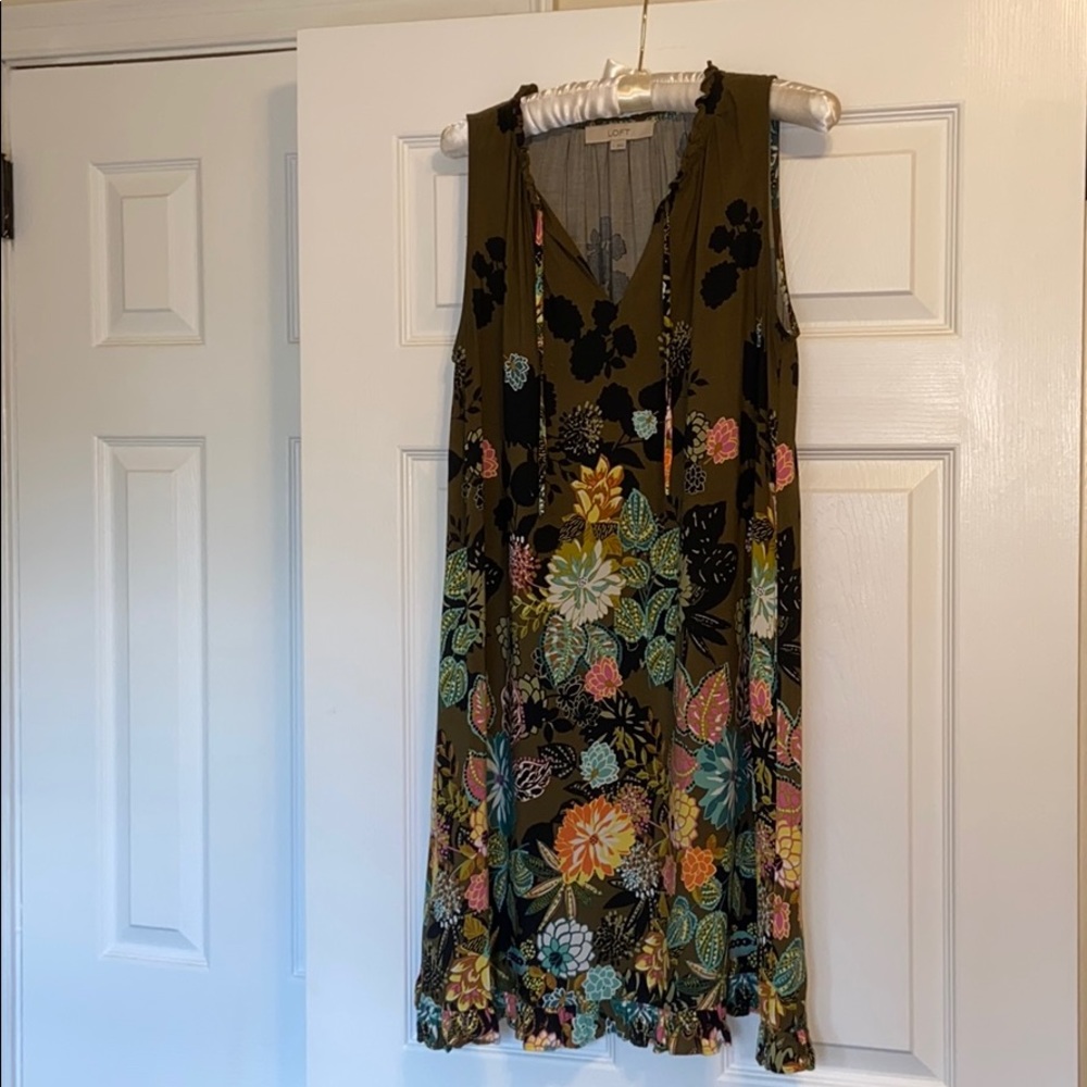 Tropical Floral Swing Dress